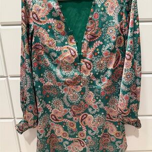 Vici Long Sleeve Floral Dresses